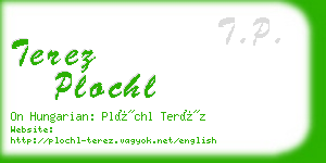 terez plochl business card
